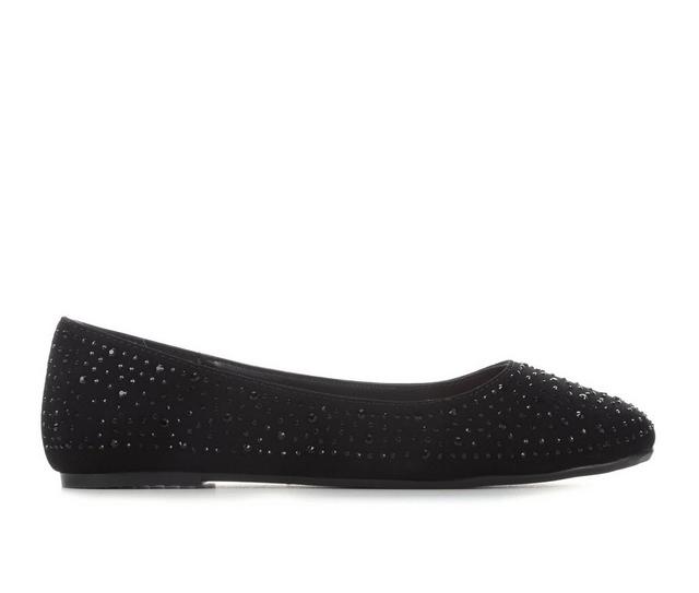 Women's City Classified Trinity Flats in Black Nubuck color