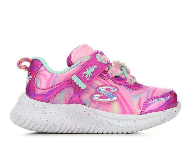Girls' Skechers Toddler Jumpsters Sweet Kickz Scented Sneakers in Strawberry color