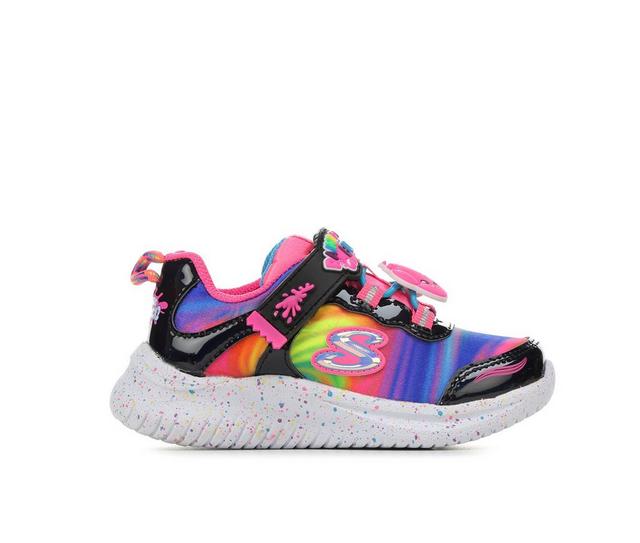 Girls' Skechers Toddler Jumpsters Sweet Kickz Scented Sneakers in Rainbow/Bubble color