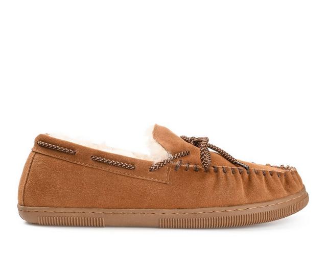 Territory Men's Meander Moccasin Slippers in Tan color
