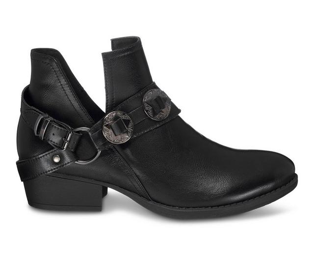 Women's GC Shoes Elisa Western Booties in Black color