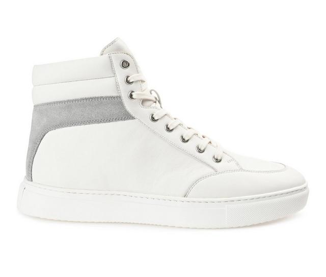 Men's Thomas & Vine Clarkson High-Top Sneakers in White color