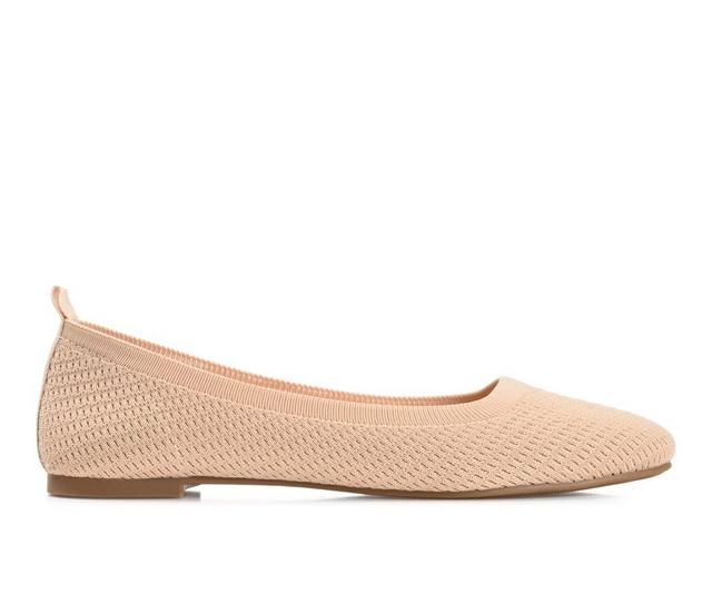 Women's Journee Collection Maryann Flats in Nude color