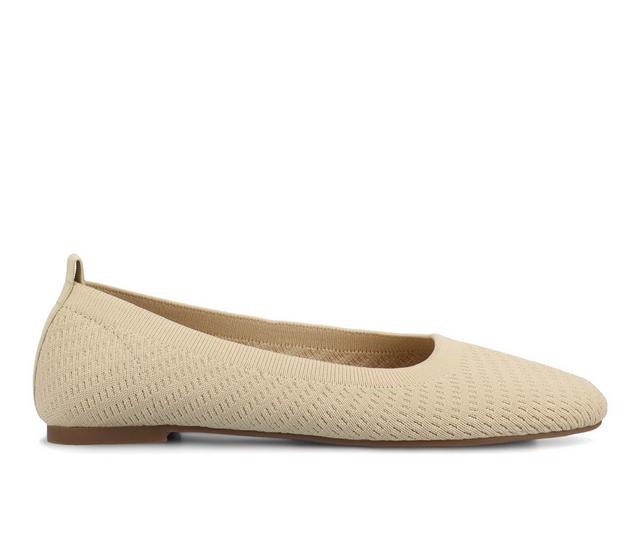 Women's Journee Collection Maryann Flats in Nude color