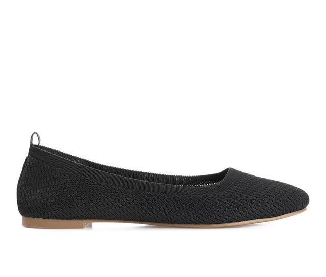 Women's Journee Collection Maryann Flats in Black color