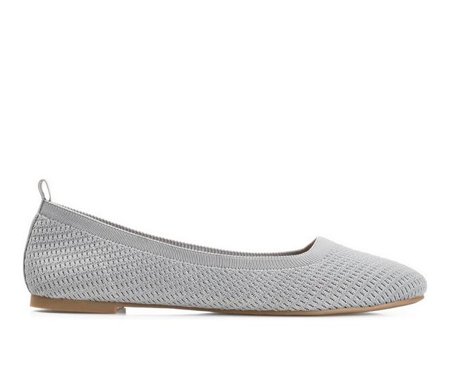 Women's Journee Collection Maryann Flats in Grey color