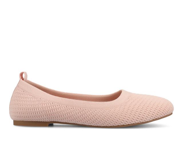 Women's Journee Collection Maryann Flats in Pink color