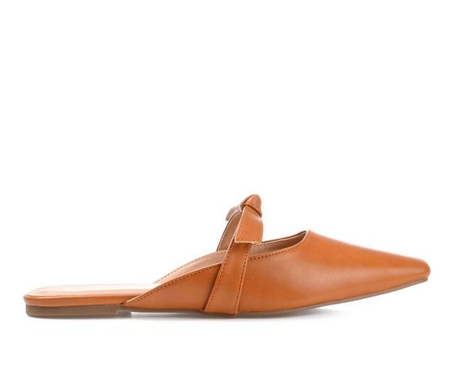 Women's Journee Collection Missie Mules in Rust color