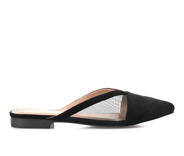 Women's Journee Collection Reeo Mules in Black color