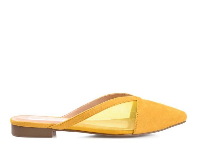 Women's Journee Collection Reeo Mules in Yellow color