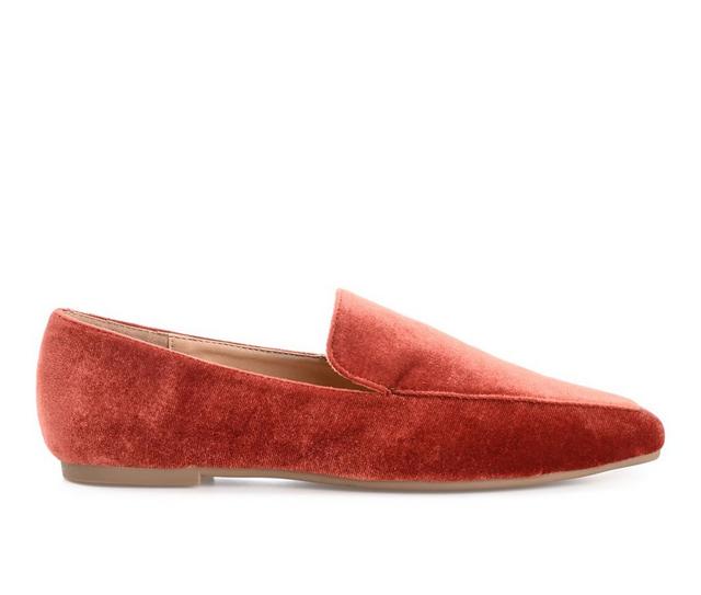 Women's Journee Collection Silas Loafers in Rust color