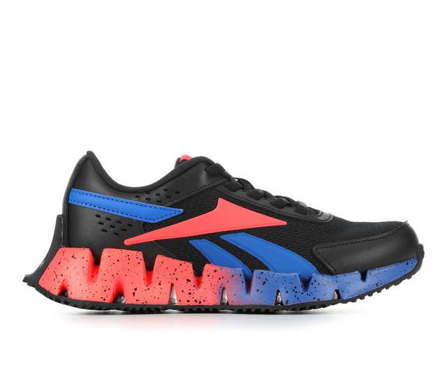 Boys' Reebok Little Kid Zig Dynamica 2.0 PS Running Shoes in Blk/Cobalt/Red color