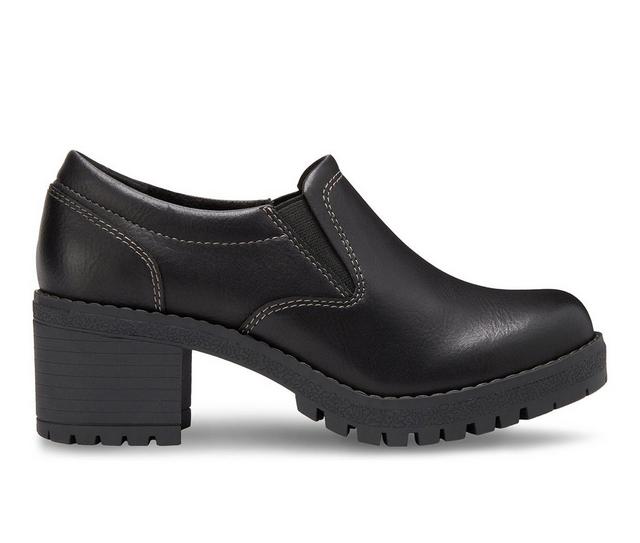 Women's Eastland Reese Slip-On Oxfords in Black color