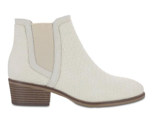 Women's Mia Amore Talya Booties in Ivory color
