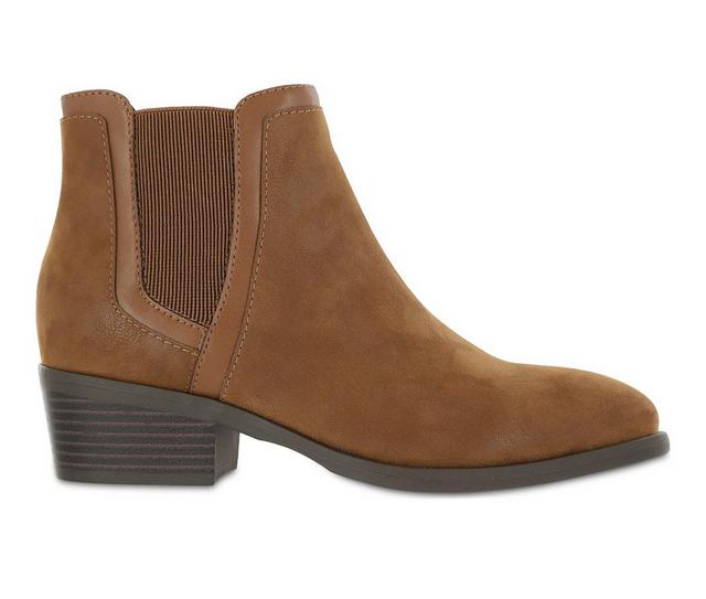 Women's Mia Amore Talya Booties in Cognac color