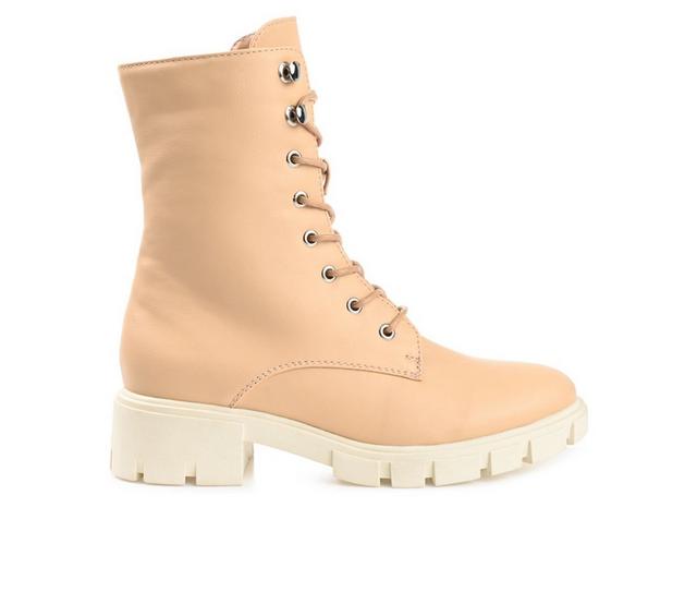 Women's Journee Collection Madelynn Booties in Tan color