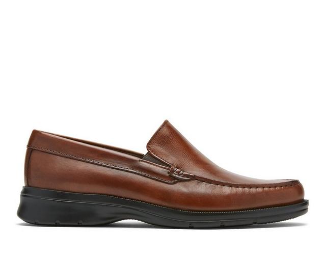 Men's Rockport Palmer Venetian Loafers in Cognac Antique color