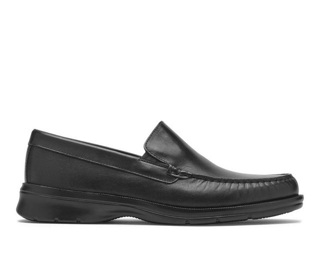 Men's Rockport Palmer Venetian Loafers in Black color