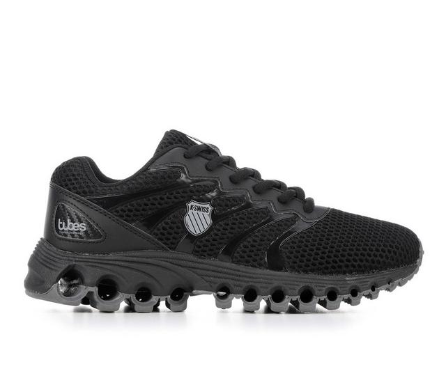 Boys' K-Swiss Big Kid Tubes 200 Running Shoes in black/charcoal color