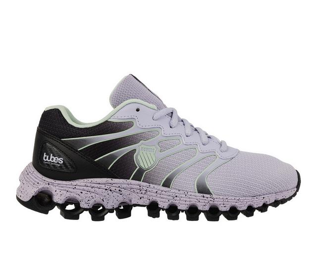 Boys' K-Swiss Big Kid Tubes 200 Running Shoes in Dewkist/Lilac color