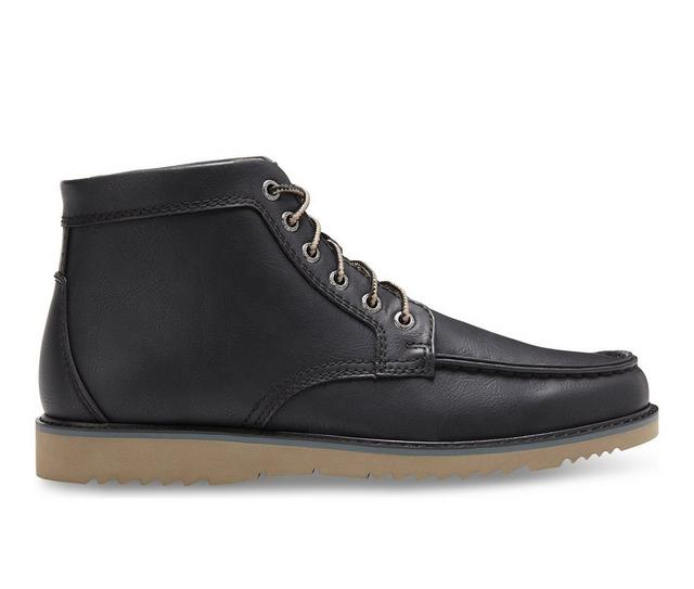 Men's Eastland Seth Moc Toe Boots in Black color