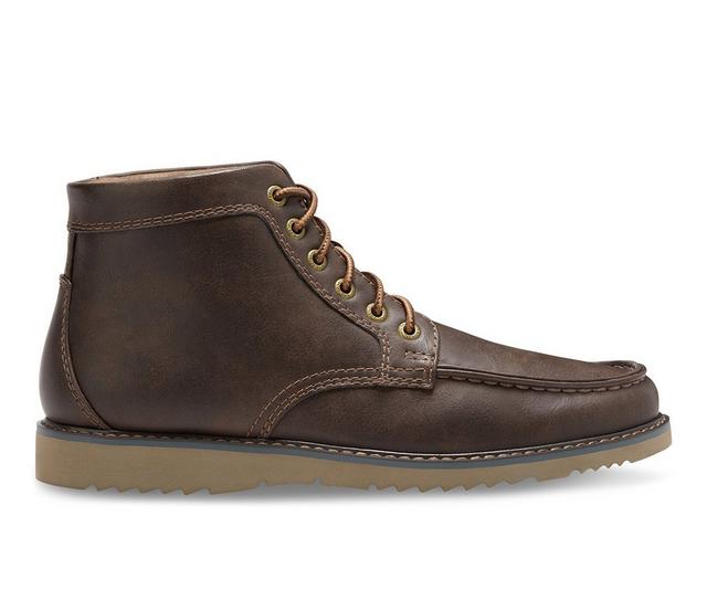 Men's Eastland Seth Moc Toe Boots in Brown color