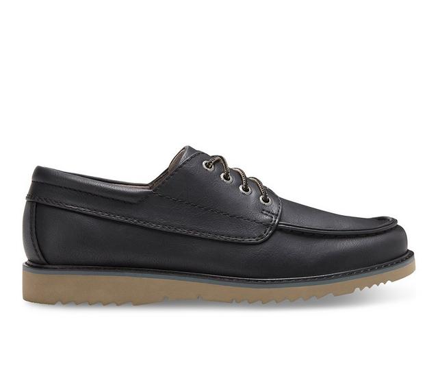 Men's Eastland Jed Moc Toe Oxfords in Black color