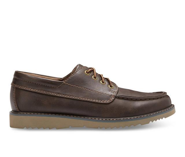 Men's Eastland Jed Moc Toe Oxfords in Brown color