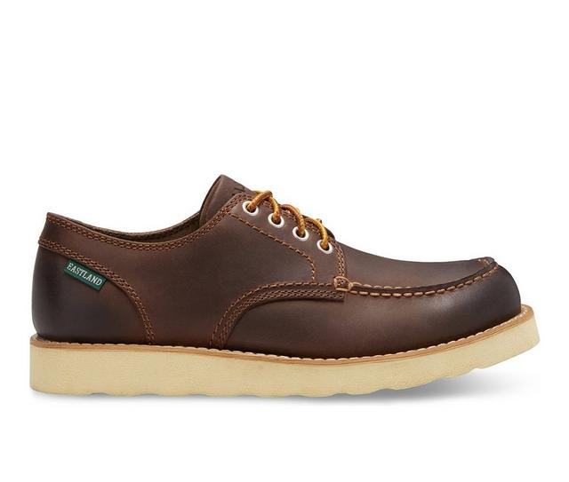 Men's Eastland Lumber Down Oxfords in Brown color