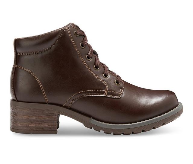Women's Eastland Trudy Lace-Up Boots in Brown color