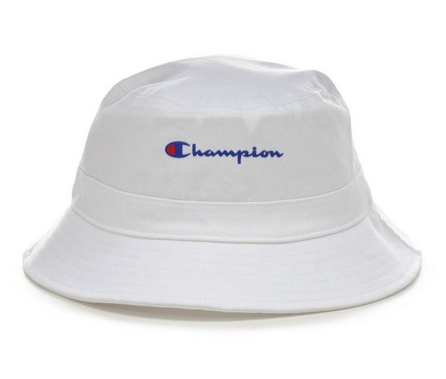 Champion Women's Script Bucket Hat in White color