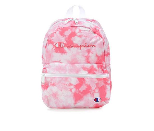 Champion Varsity Mini Backpack in Pink Tie Dye color