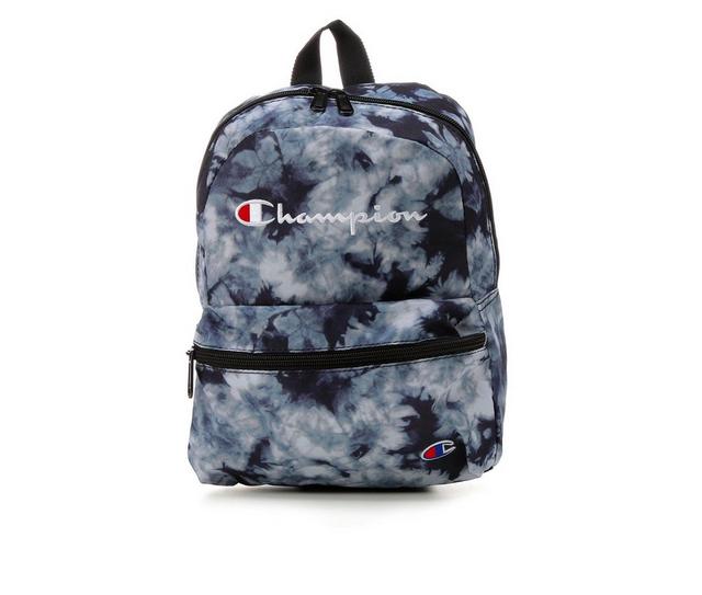 Champion Varsity Mini Backpack in Black Tie Dye color