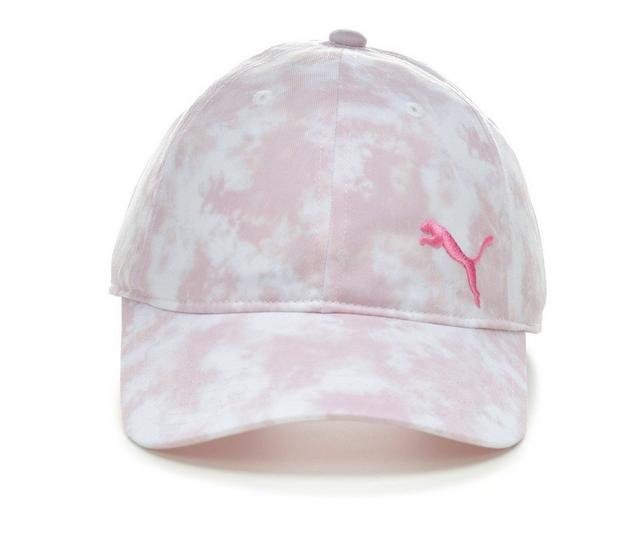 Puma Women's Juno Adjustable Cap in Pink Tie Dye color