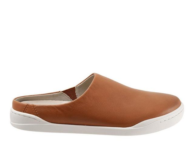 Women's Softwalk Auburn Mules in Saddle color