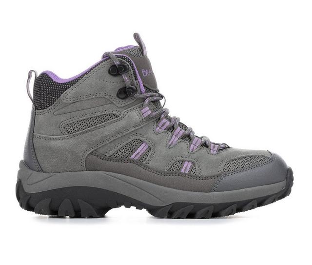 Women's Bearpaw Zephyr Hiking Boots in Gray Fog color