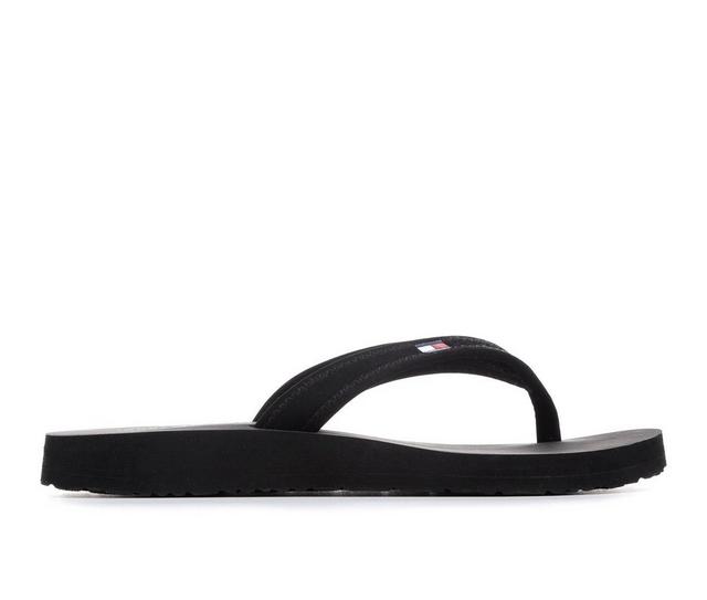 Women's Tommy Hilfiger Kail Flip-Flops in Black color