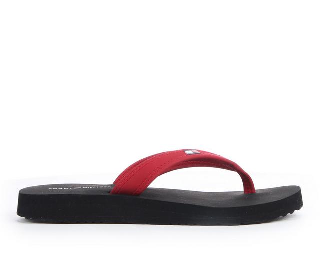 Women's Tommy Hilfiger Kail Flip-Flops in Red color