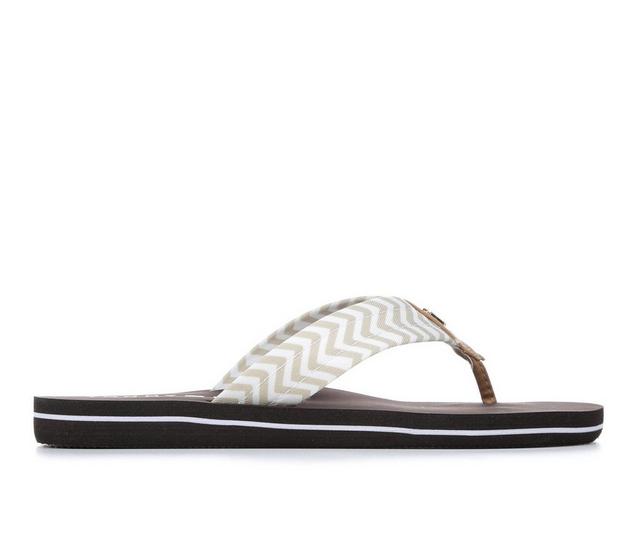 Women's Tommy Hilfiger Chill Flip-Flops in Light Natural color