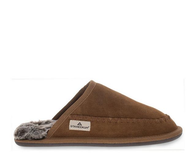 Men's Staheekum Men's Cabin Classic Slipper in Wheat color