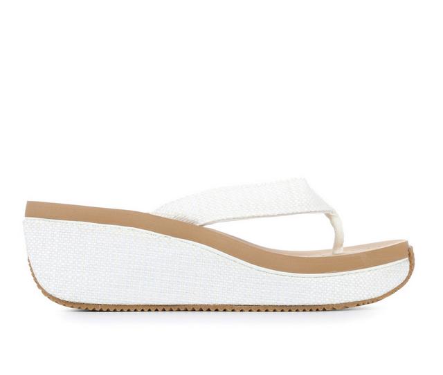 Women's Volatile Bahama Wedges in White color