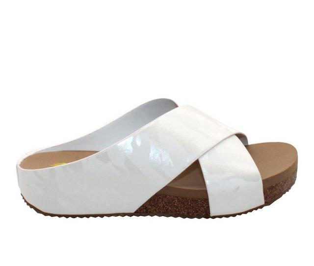 Women's Volatile Ablette Wedges in White Camo color