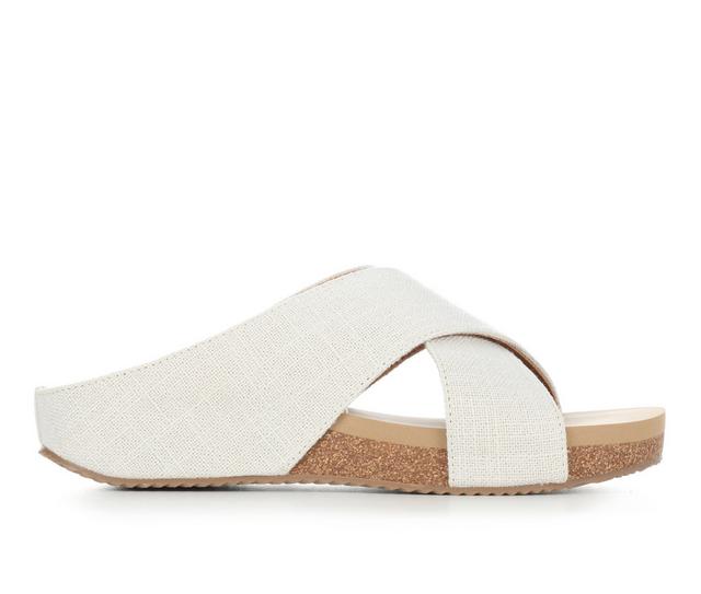 Women's Volatile Ablette Wedge Sandals in Bone color