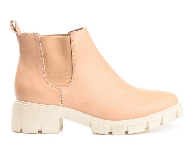 Women's Journee Collection Rorke Chelsea Booties in Nude color