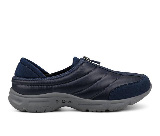 Women's Easy Spirit Briston Zip-Up Sneakers in Dark Blue color