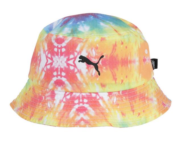 Puma Men's Tie Dye Bucket Hat in Rainbow color