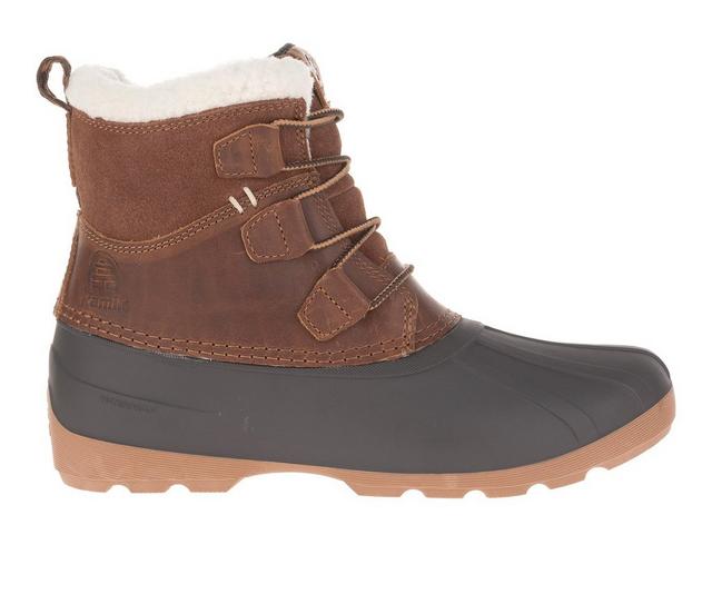 Women's Kamik Simona Mid Winter Boots in Tan color