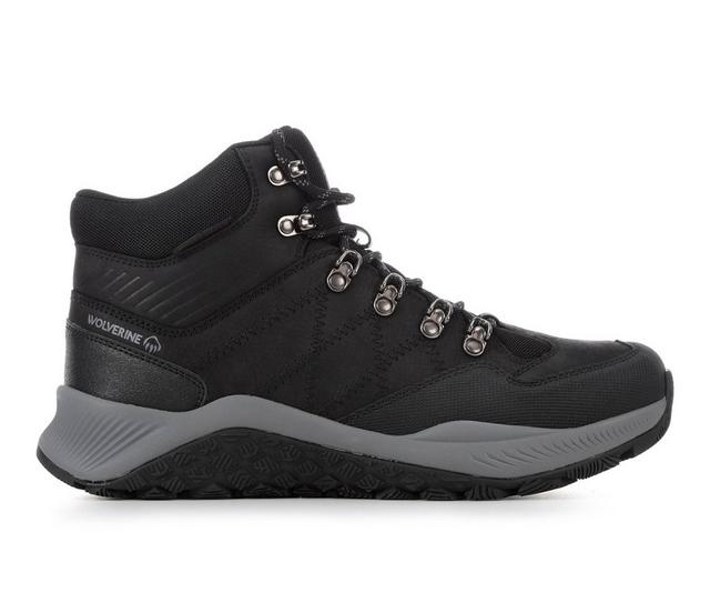 Men's Wolverine Luton Hiking Boots in Black color