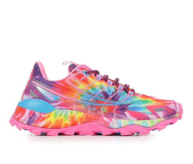 Women's Fila Santiago Energized Trail Running Shoes in Tie-Dye color