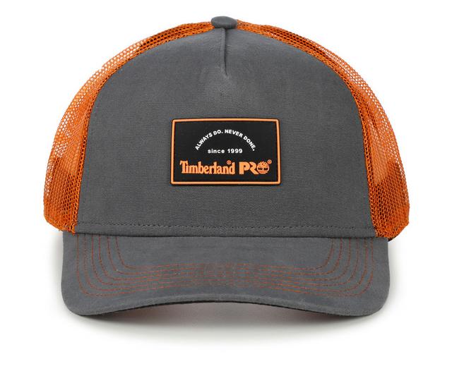 Timberland Pro ADND Mid Pro Trucker Cap in Pewter/Orange color